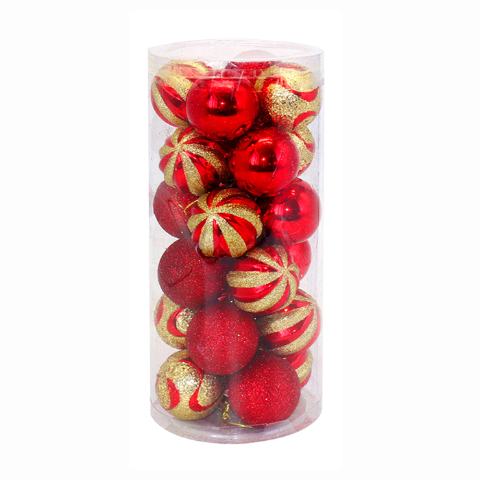 Factory Price Christmas Decoration Acrylic Plastic Christmas Hanging Ball