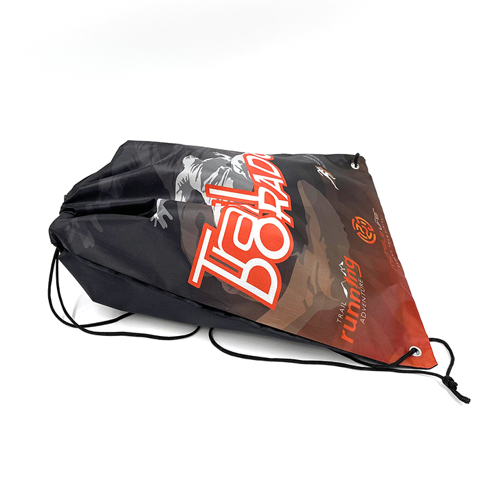 Amazon Hot Sale Gym Bag Backpacks Custom Polyester Drawstring Bags With Logo