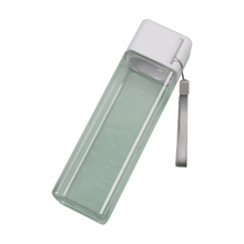 New Leak-proof Outdoor Transparent Sport Water Bottle Square Frosted Plastic Water Bottle