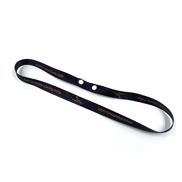 High Quality ID Card Badge Holder Polyester Lanyards With Logo Customized