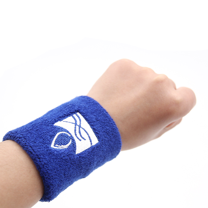 High Quality Popular Absorbs Sweat Cotton Wristbands for Sports Fans