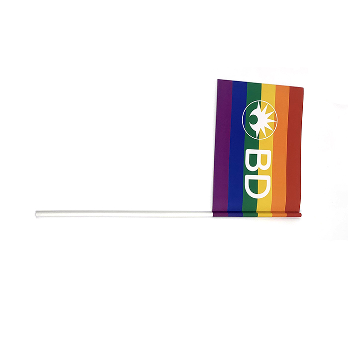 High Quality Custom Printed Hand Flags Cheap Promotional Hand Waving Mini Flag For Event