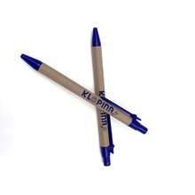 Wholesale Cheap Price Logo Custom Recycled Paper Ball Pen Eco-friendly Ballpoint Pen