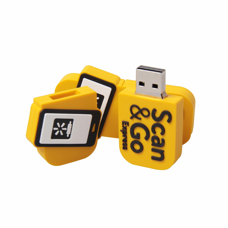 Custom Personalized 3D Shape PVC USB Flash Drive Pen Drive Silicone Flash Disk