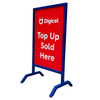 Outdoor Double Side Printing Metal Curb Signs
