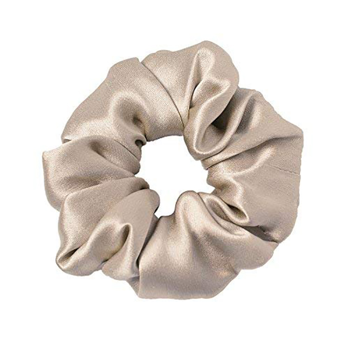 Factory Custom Design 100% Mulberry Silk Scrunchies For Teens Girls Hair
