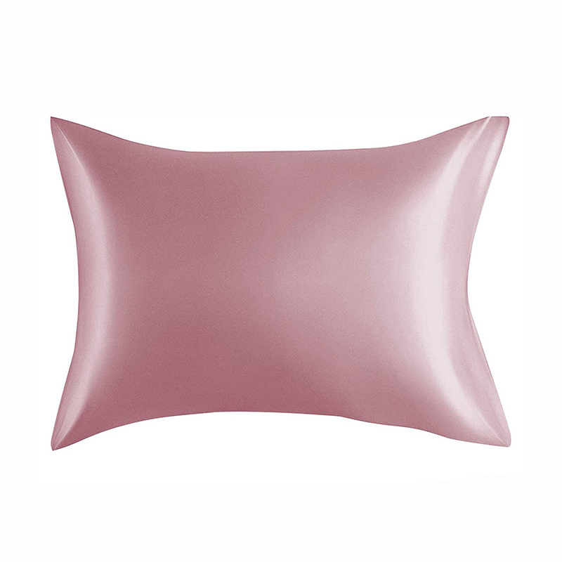 High Quality Mulberry Custom 19 22 25 30 Momme Pink Silk Pillowcase