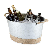 Wholesale Cheap Price Custom Bar Ice Tin Beer Cooler Bucket Chiller Wine Bucket