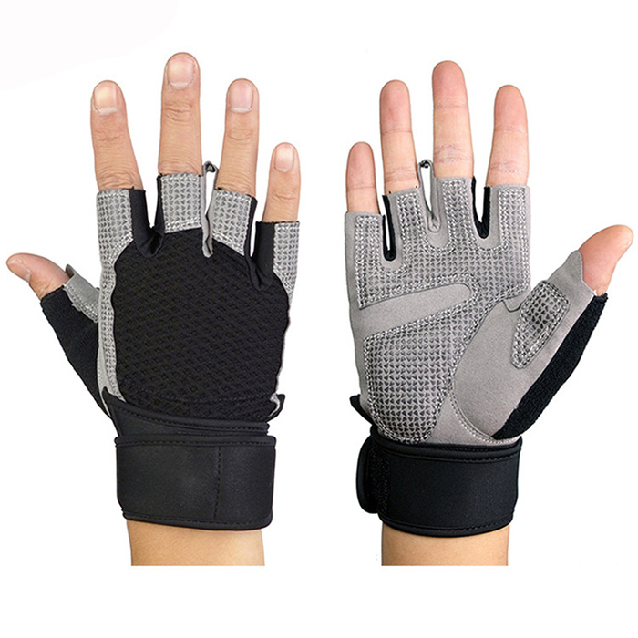 Amazon Hot Sale Bike Cycling Bicycle Sport Gloves Half Finger Weight Lifting Gym Gloves