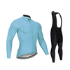 Custom Cycling Winter Jersey Set Unisex Cycling Clothing Breathed Long Sleeve Cycling Suit