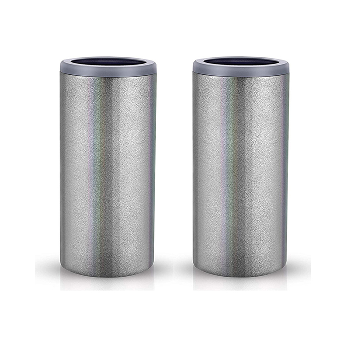 Wholesale Cheap Price 12 Oz Double-walled Stainless Steel Slim Insulated Can Cooler