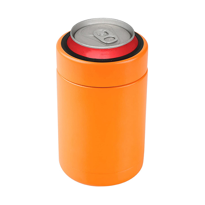 Amazon Hot Sale 12 Oz Skinny Cooler Custom Logo Vacuum Insulated Beer Stainless Steel Can Cooler