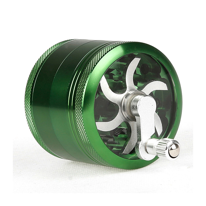 Amazon Hot Selling 4 Layers Herb Grinder Metal Aluminum Alloy Weed Grinder