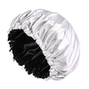 High Quality Silk Double Layer Soft Satin Hair Bonnet For Women