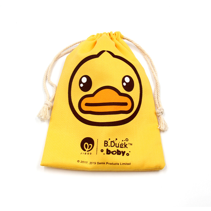 Factory Price Logo Customized Canvas Drawstring Bag Small Drawstring Gift Bag