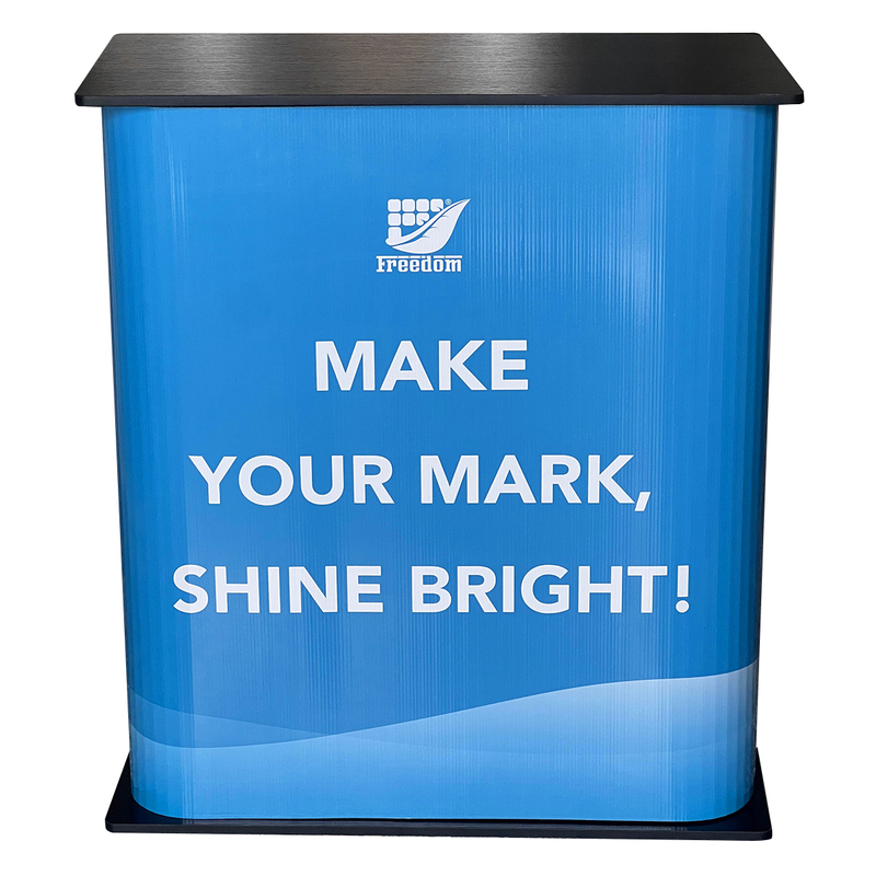 Hot Sale Portable Trade Show Pop Up Counter Display Promotional Table