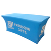 Custom Elastic Spandex Stretched Table Cloth Premium Table Cover for Trade Shows and Events