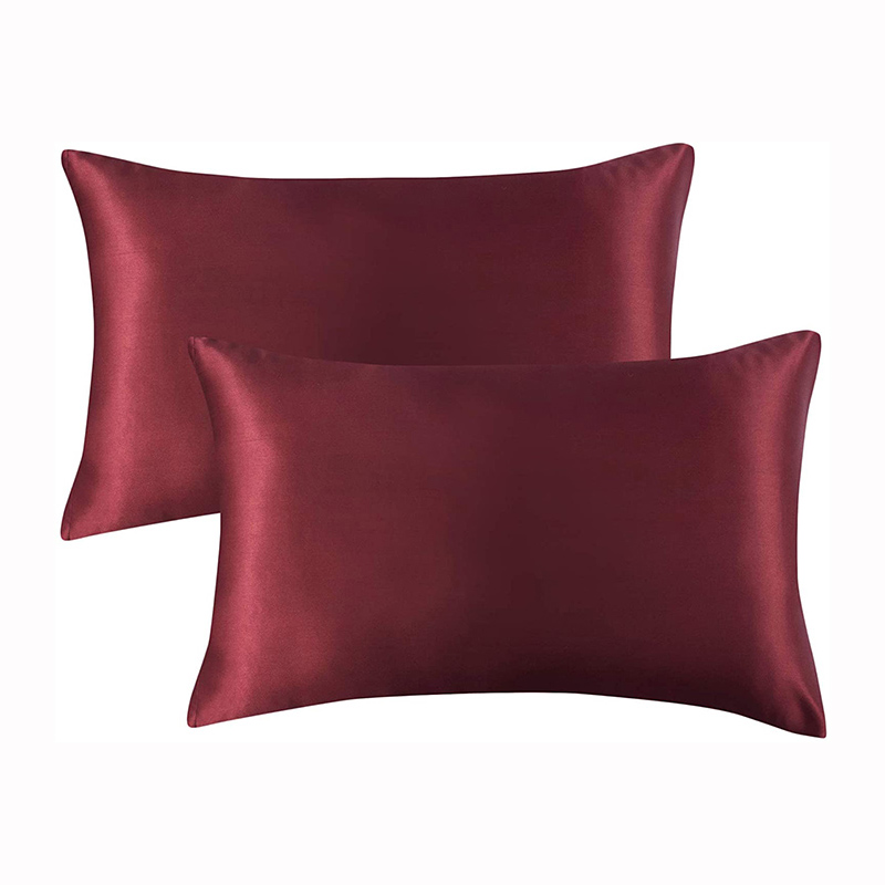 Best Selling Luxury Smooth Silk Pillow Case Custom Design Satin Silk Pillowcase