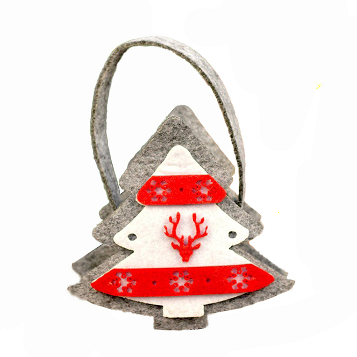 Custom Design Felt Christmas Gift Bag Candy Bags Personalized Packaging Bag For Kids