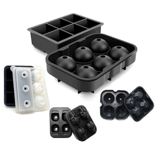 Wholesale Cheap Price Round Ball Ice Cream Mould Tools Silicone Ice Cube Trays