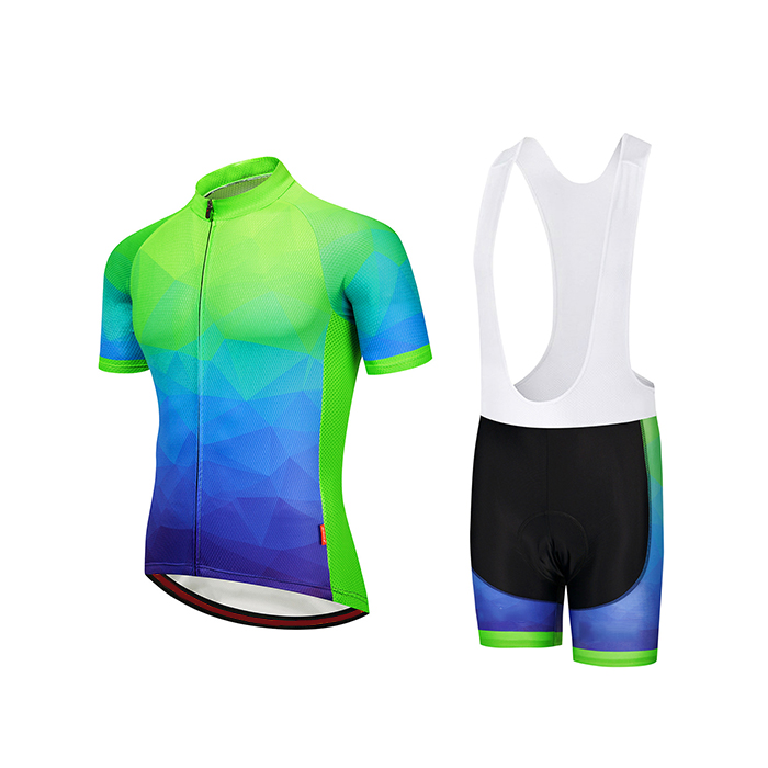 Wholesale Short Sleeve Backstrap Cycling Suit Sports Cycling Wear Summer Cycling Clothing for Men