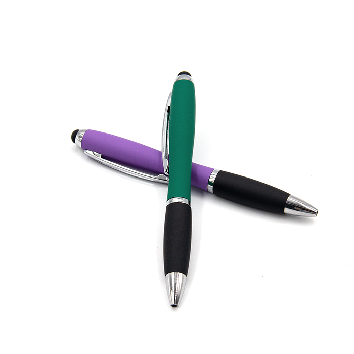 Amazon Hot Sale Customize Logo Metal Touch Pen Aluminum Ballpoint Pen Stylus Pen