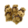 Custom Design Handmade Plush Bear Toy Promotional Soft Fabric Kids Plush Stuffed Toy