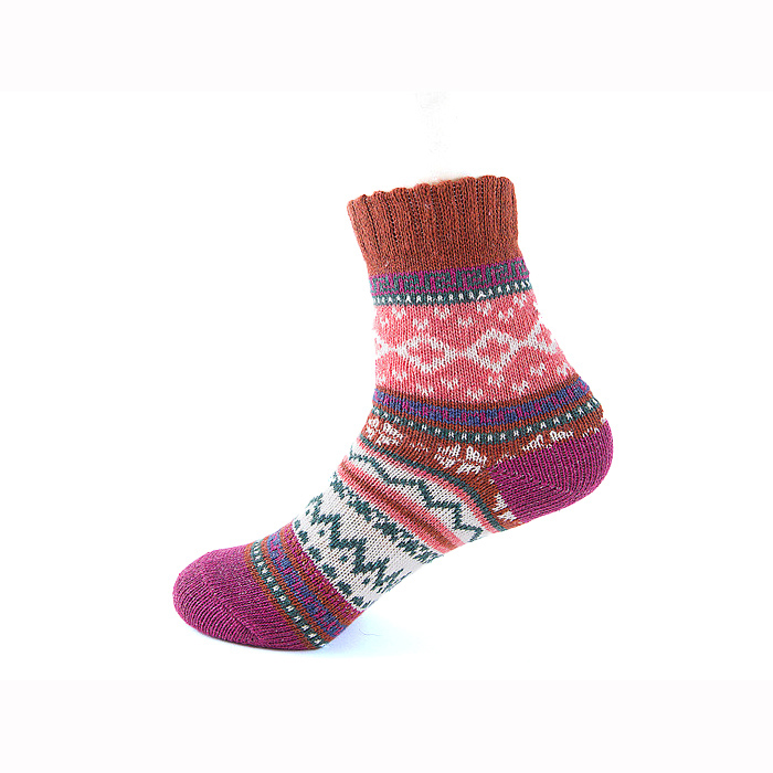 High Quality Cashmere Socks Thicken Warm Vintage Wool Socks For Women