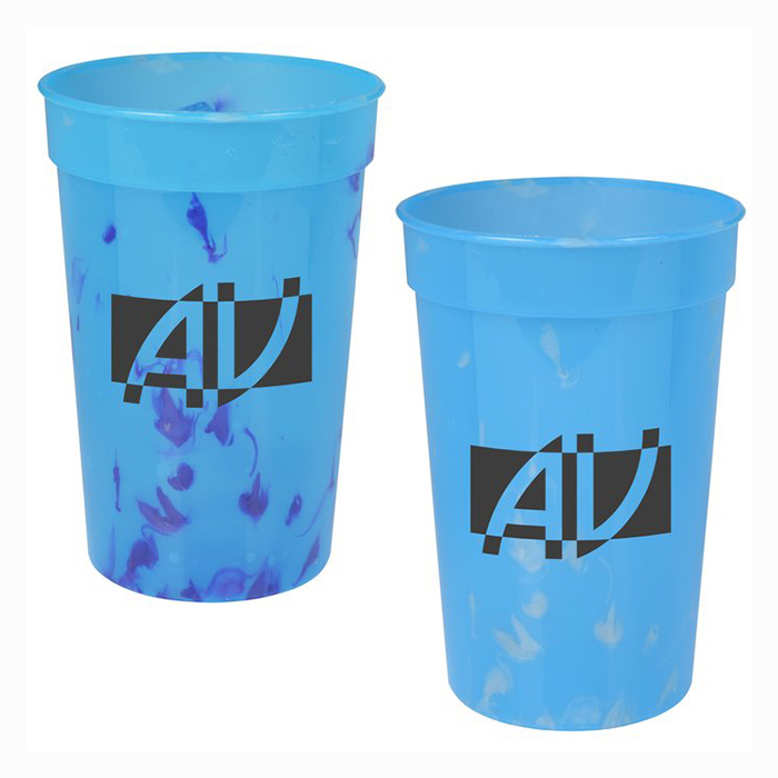 High Quality Bpa Free Promotion 12oz Plastic Confetti Mood Stadium Cup