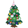 Custom Design DIY Felt Christmas Tree Artificial Tree Wall Hanging Ornaments