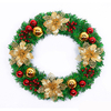Amazon Hot Sale Christmas Wreath Christmas Simulation Garland Props Door Decoration