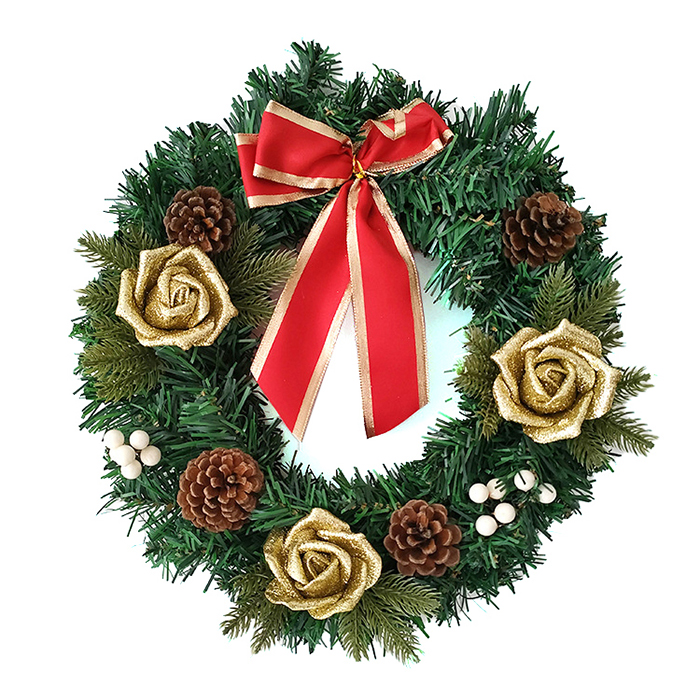 Custom Design Christmas Wreaths Handmade Door Hanging Home Decor Christmas Garland