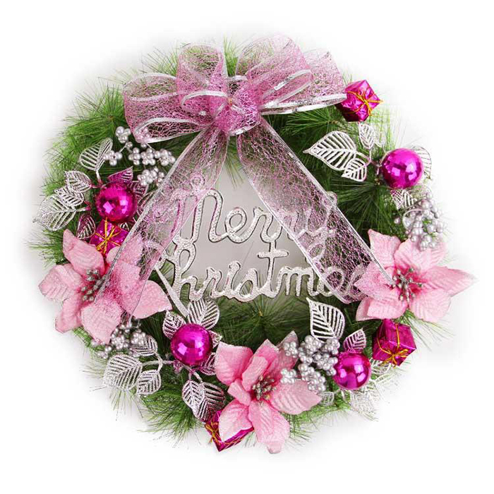 Custom Design Home Decoration Artificial Christmas Wreath And Garland For Christmas