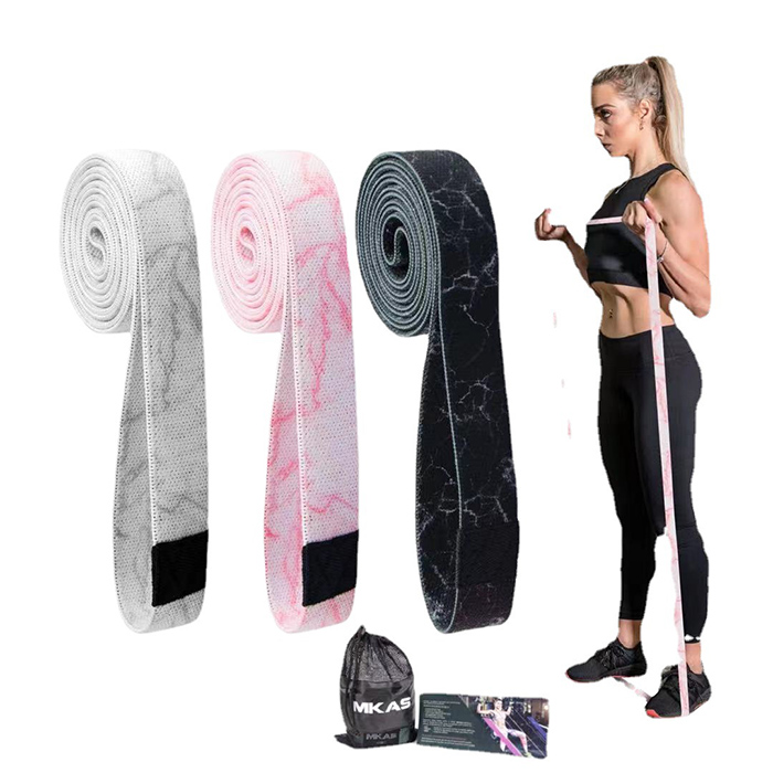 Amazon Hot Sale Workout Stretch Fitness Weight Training Loop Bands Long Resistance Band