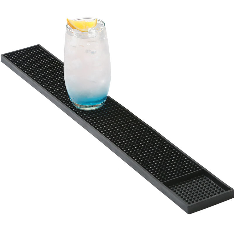 High Quality Custom Logo Printed Soft PVC Rubber Bar Mat