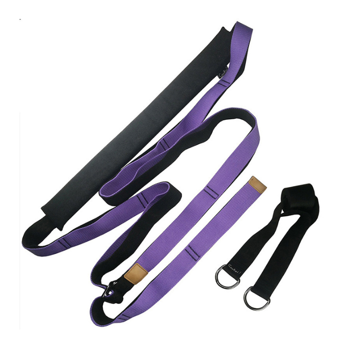 Wholesale Gym Fitness Durable Custom Nylon Yoga Strap