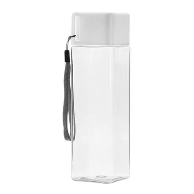 Wholesale Clear Drinking Water Bottle Frosted Plastic Square Water Bottle
