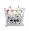 100% Natural Cloth Organic Calico Cotton Canvas Tote Bag