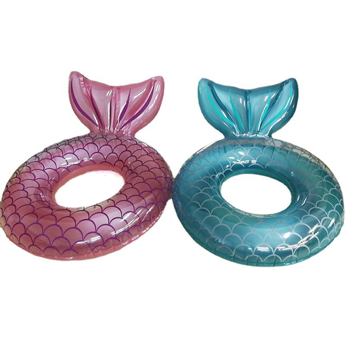 Factory Price Inflatable Mermaid Pool Float PVC Inflatable Swimming Ring