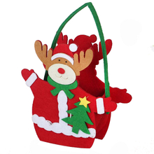 Factory Price Christmas Ornaments Felt Candy Bag Christmas Gift Bags