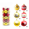 Custom Design Customized Hollow Sphere Christmas Ball Plastic Ball Ornaments