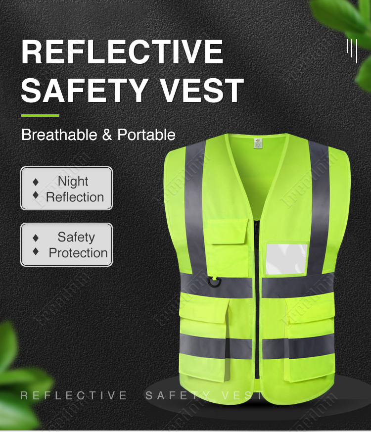 Security Reflective Vest Breathable Car Reflective Safety Vest