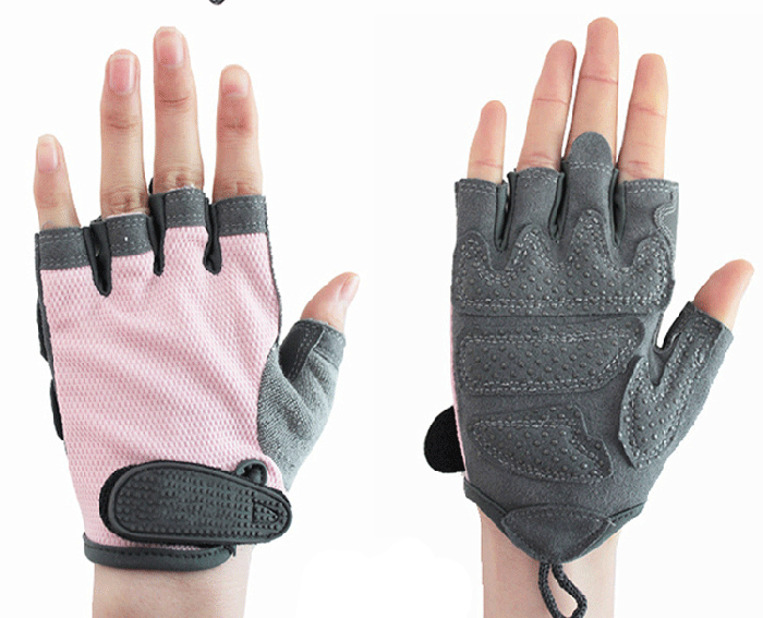 Custom Design Half Finger Sport Gloves Breathable Fitness Workout Gym Hand Gloves
