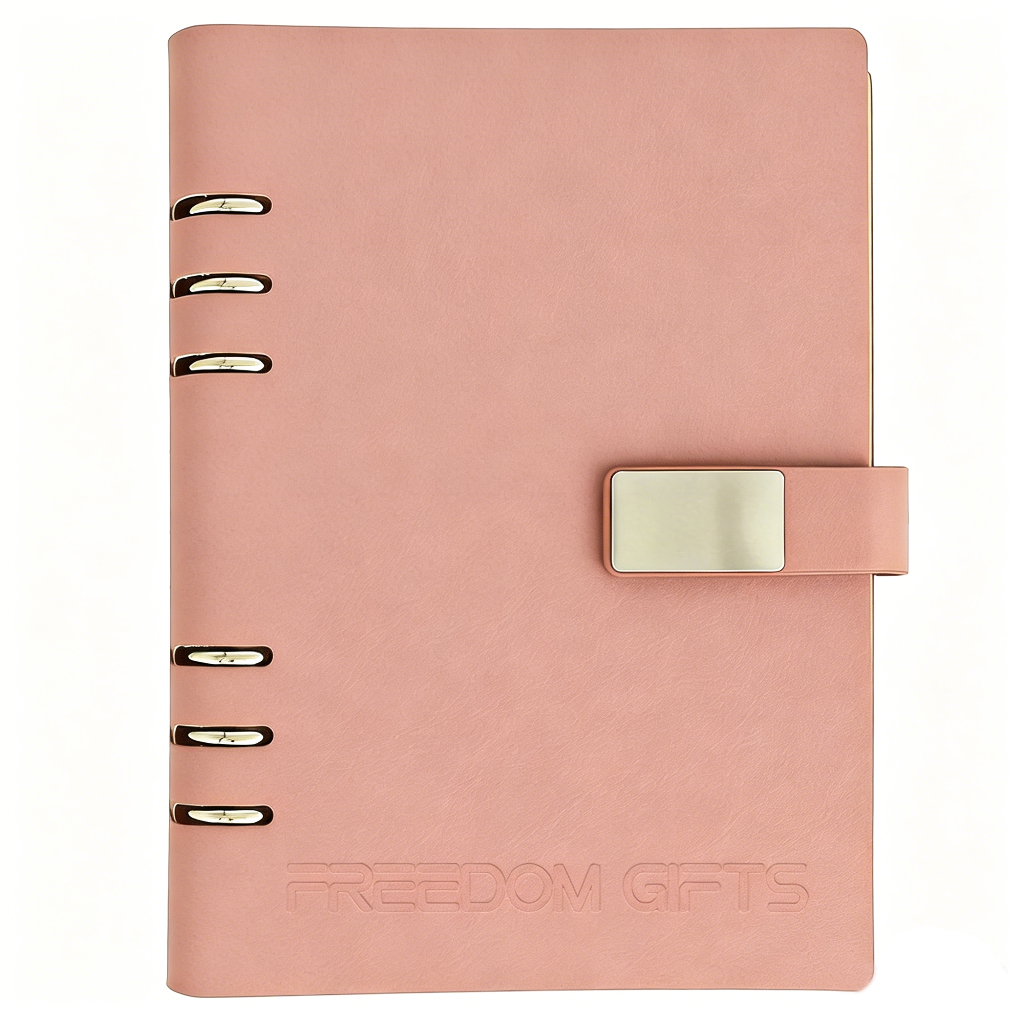 High Quality Promotional Gifts Elegant Magnetic Buckle Notebook A5 PU Soft Cover Notebook