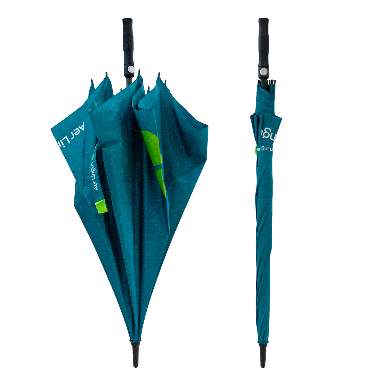Manufacturer Custom Promotional Windproof Auto Open Golf Straight Umbrella
