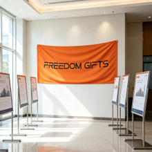 Promotional Custom logo Printed Advertising National Hanging Polyester Flags