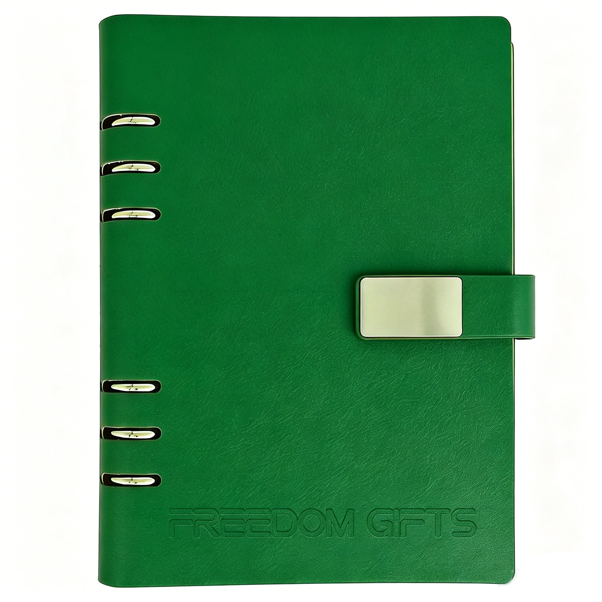 High Quality Promotional Gifts Elegant Magnetic Buckle Notebook A5 PU Soft Cover Notebook