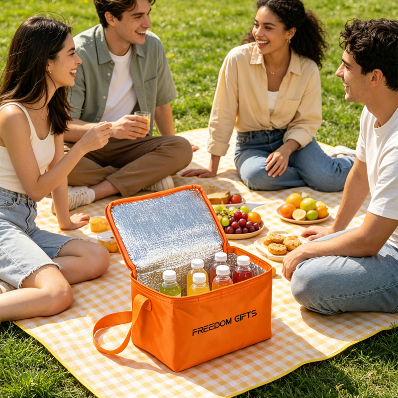 Cheap Custom Food Lunch Bag Eco Friendly Polyester Insulated Thermal Lunch Cooler Bag