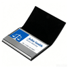 Portable Metal Business Card Holder Custom Engraved Logo Slim Pocket Name Card Case Office Corporate Gift