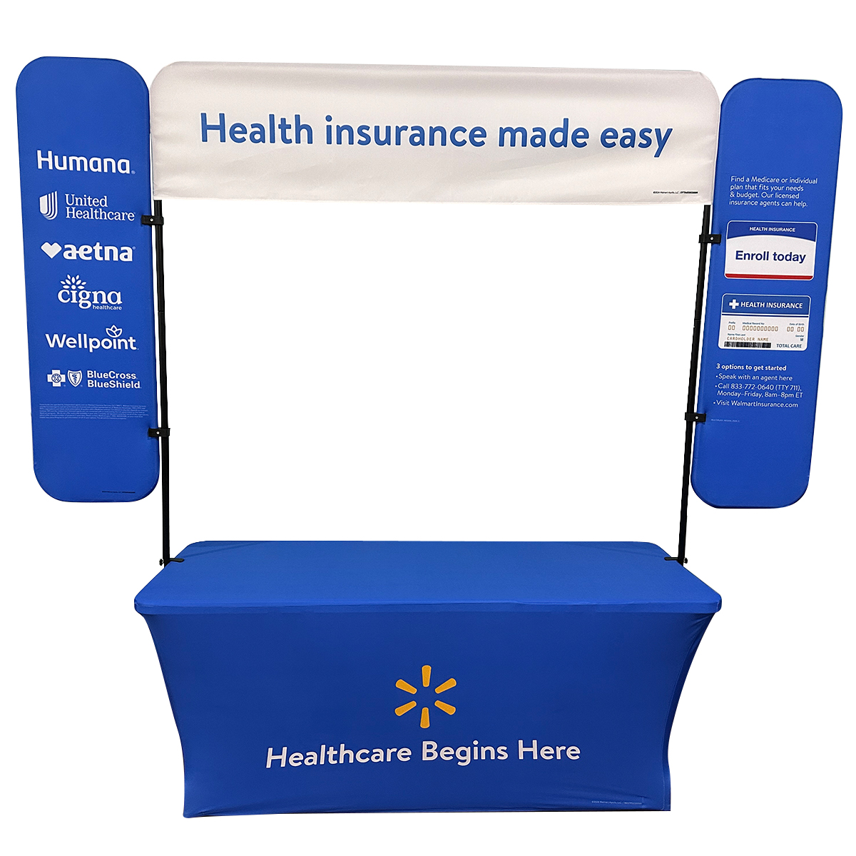 High Quality Promotional Gifts Trade Show Event Display Table Top up Banner Set